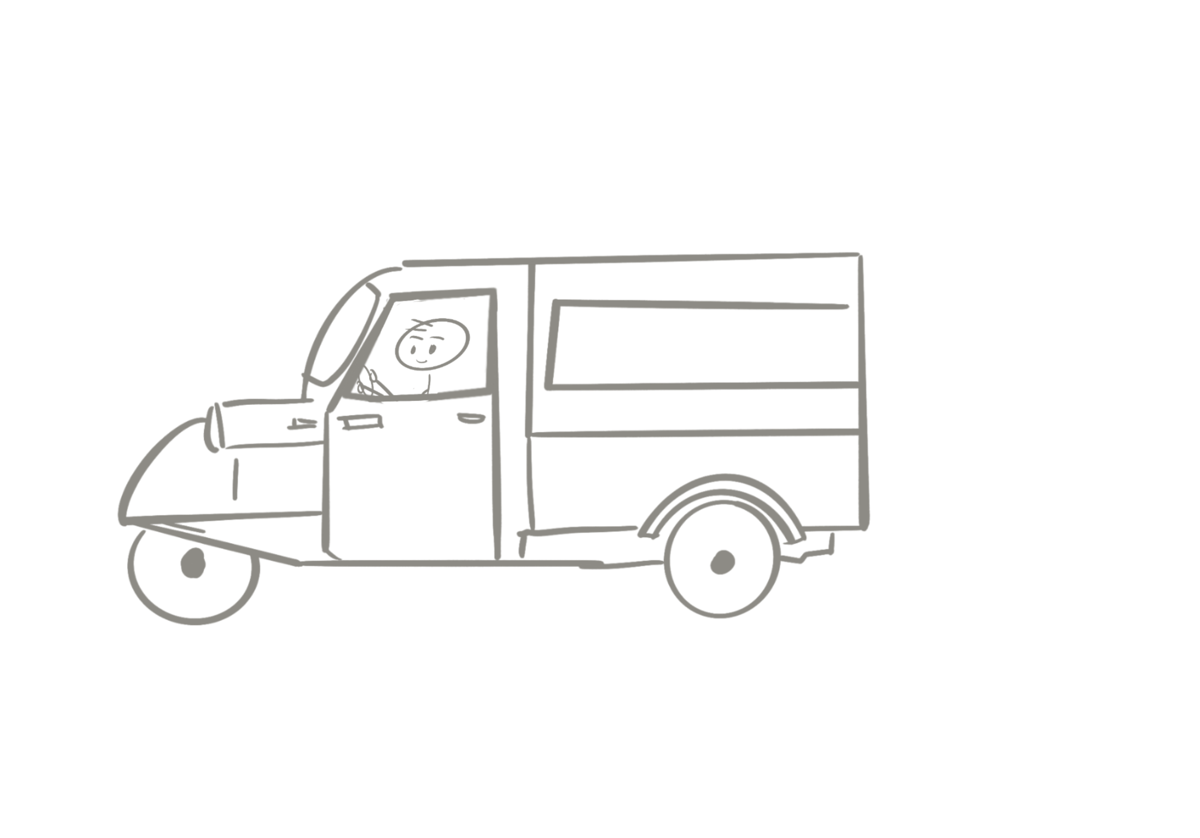 Finished car product representing an idea turned into reality